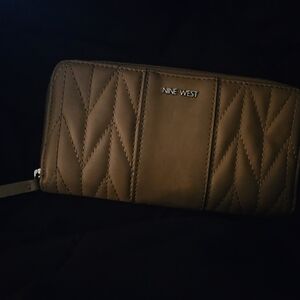 Nine West Brown Quilted Women's Wallet